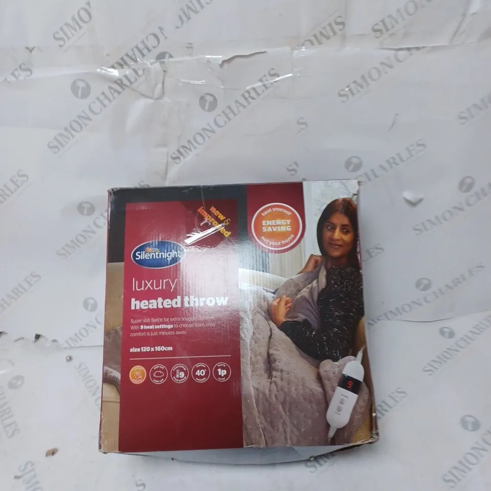 COZEE HOME VELVETSOFT HEATED BLANKET IN DARK TAUPE