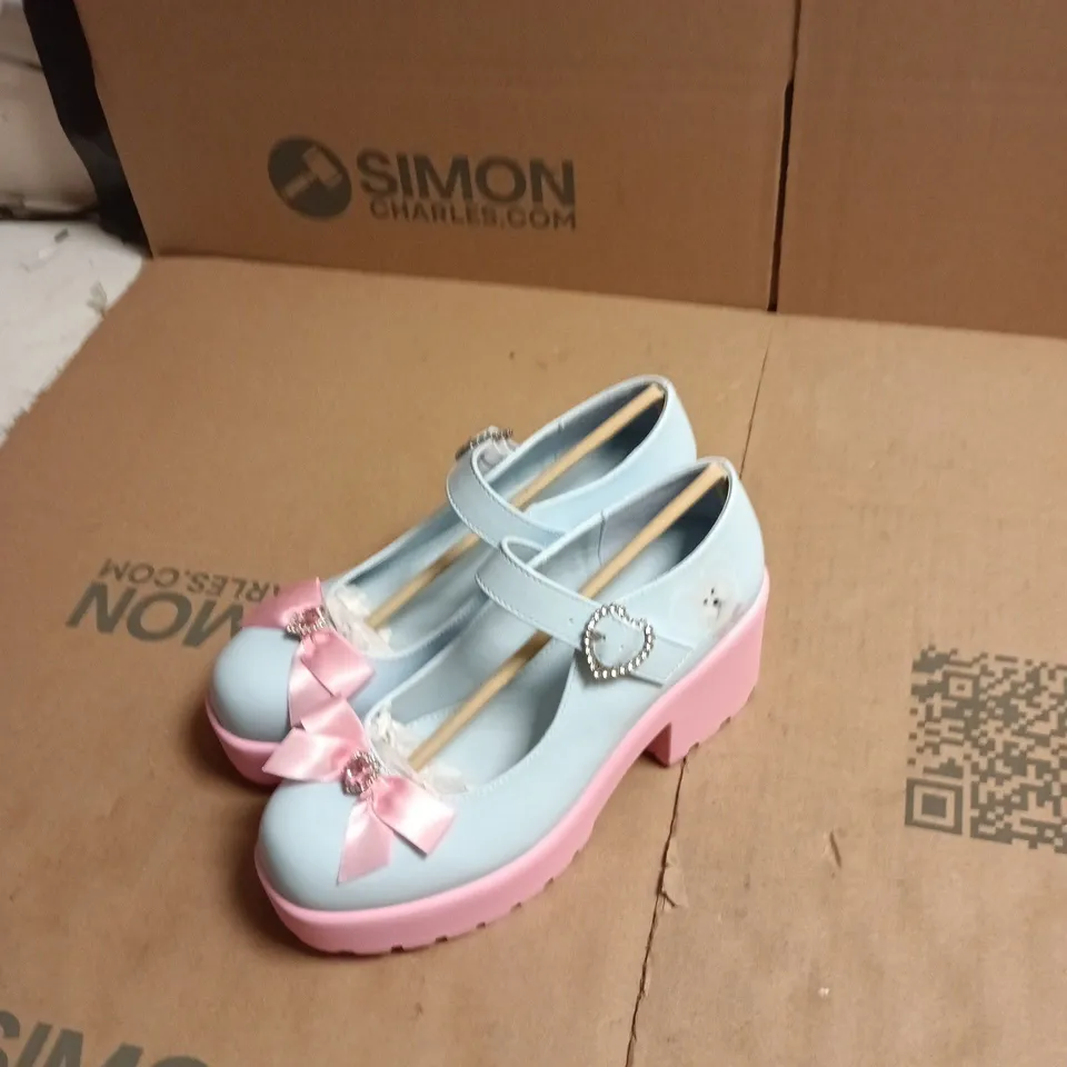 KOI TIRA MARY JANES 'POODLE PRINCESS EDITION' UK 6 – BLUE
