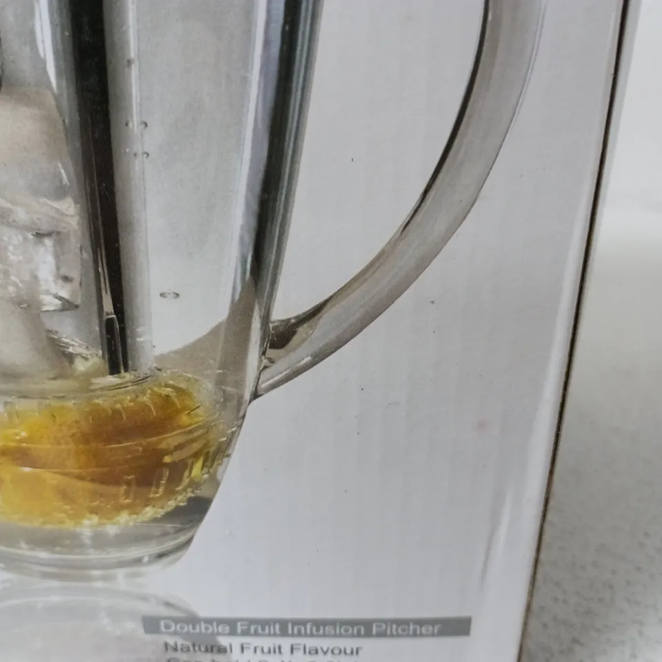 MODERNHOME DOUBLE FRUIT INFUSION PITCHER – BOXED