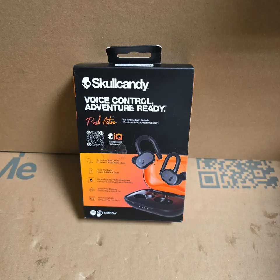 SKULLCANDY PUSH ACTIVE WIRELESS EARBUDS – BOXED
