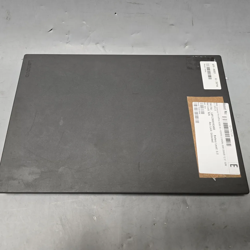 LENOVO X260 THINKPAD LAPTOP IN BLACK