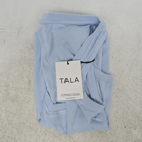 T/ALA 365 RIB REVERSIBLE TANK IN BABY BLUE SIZE MEDIUM