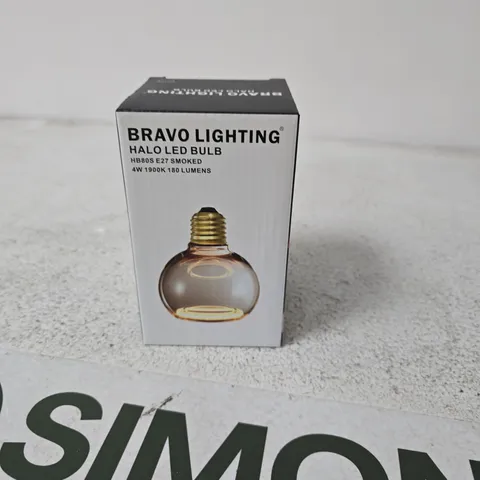 BRAVO LIGHTING HALO LED BULB – E27, SMOKED FINISH, 4W, 1900K, 180LM (BOXED)