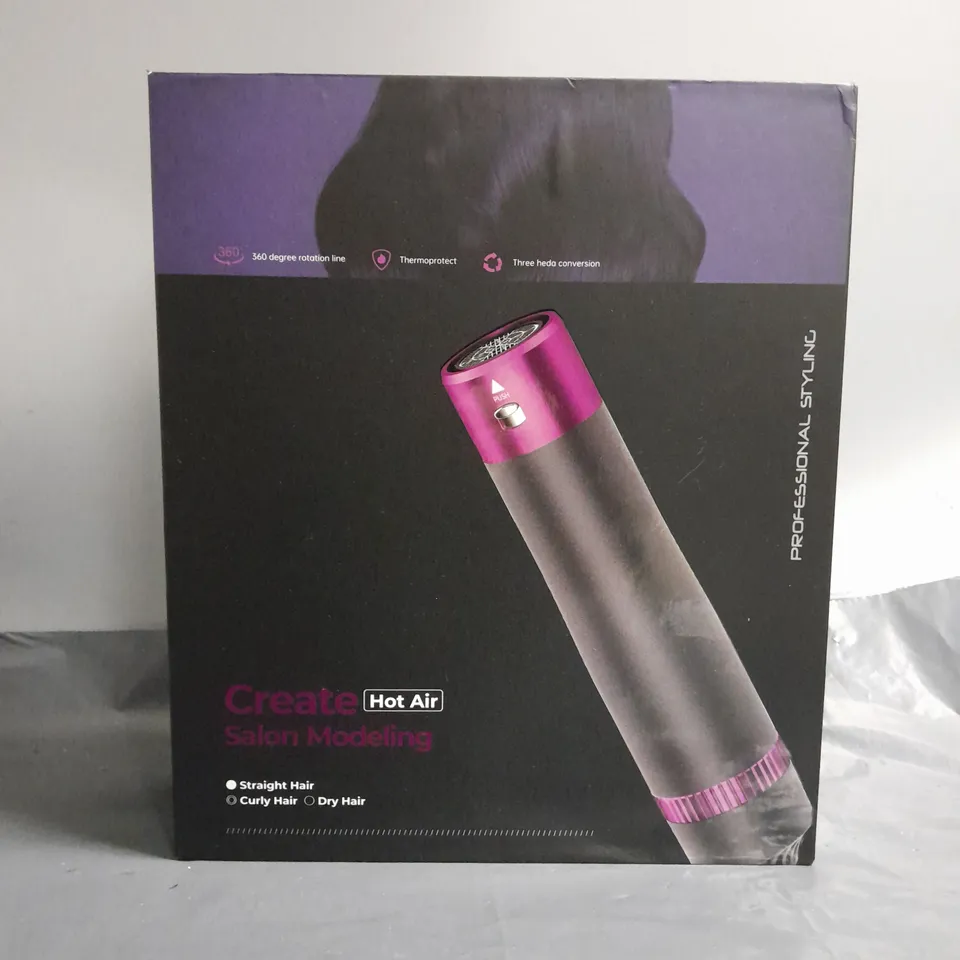 BOXED UNBRANDED CREATE HOT AIR SALON MODELING STYLER 