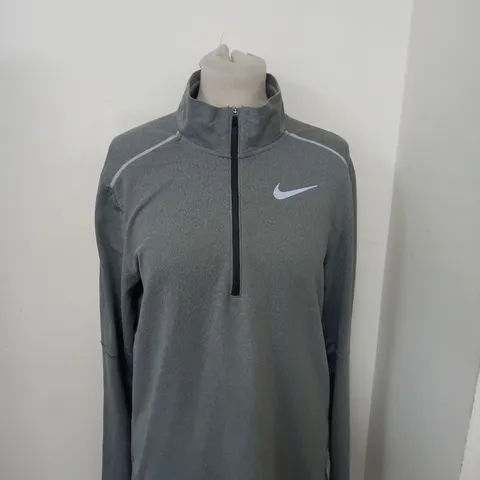 NIKE LOGO 1/2 ZIP TECH TOP SIZE S