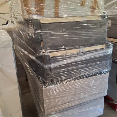 PALLET CONTAINING ASSORTED DIVAN BASE PARTS