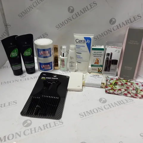 LOT OF BEAUTY PRODUCTS TO INCLUDE MARY KAY TIMEWISE CLEANSER, ETC