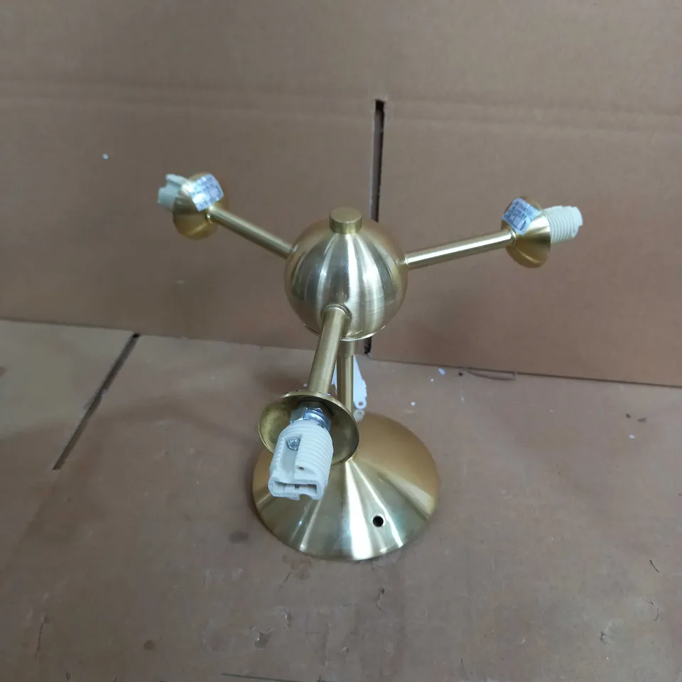 JOHN LEWIS SATELLITE 3 ARM SEMI FLUSH CEILING LIGHT