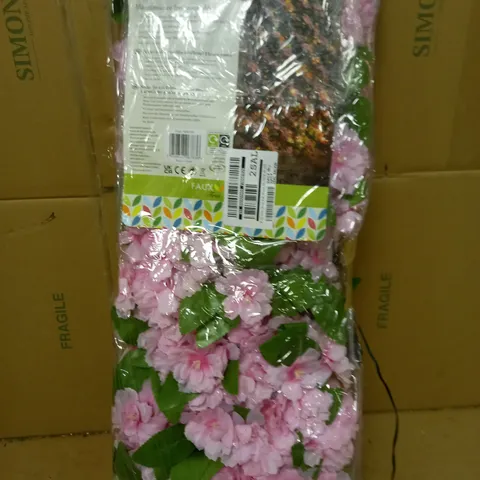 50 LED SOLAR IN-LIT PINK BLOSSOM TRELLS 