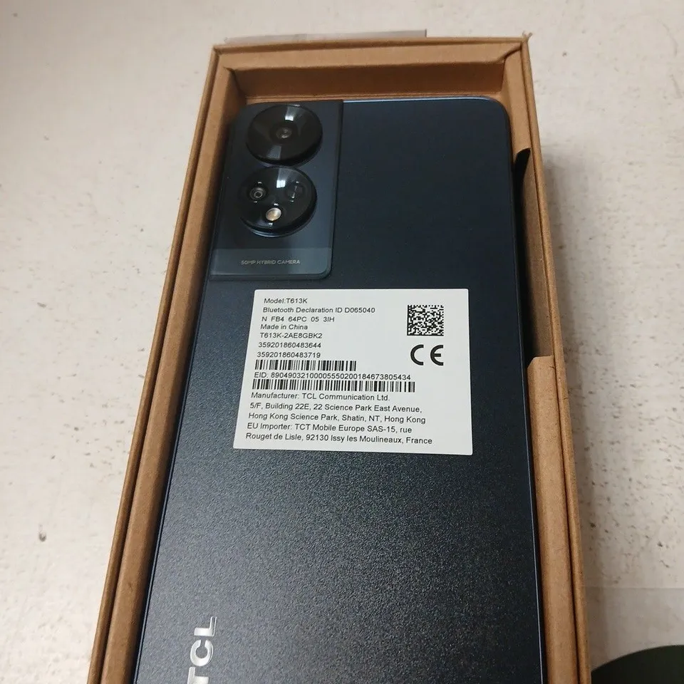 TCL T613K SMARTPHONE – BLACK, BOXED - POWERS ON 