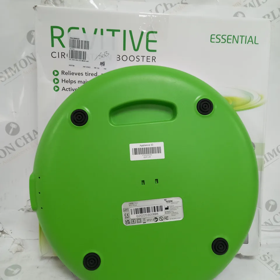 OUTLET BOXED REVITIVE CIRCULATION BOOSTER 