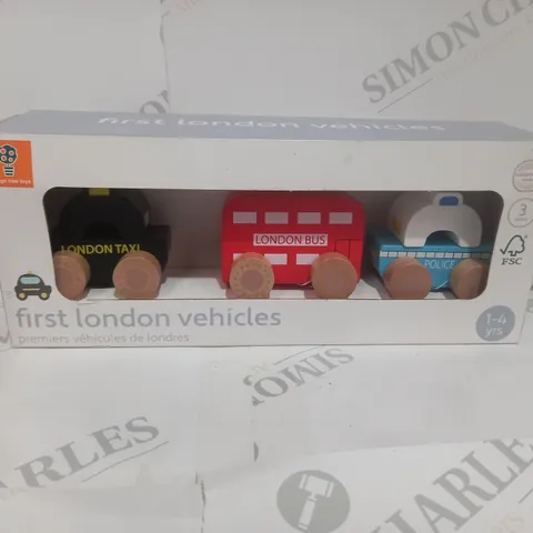 ORANGE TREE TOYS FIRST LONDON VEHICLES