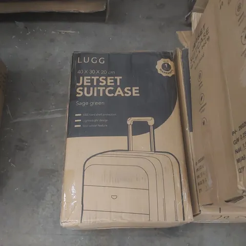 BOXED LUGG TRAVEL SUITCASE