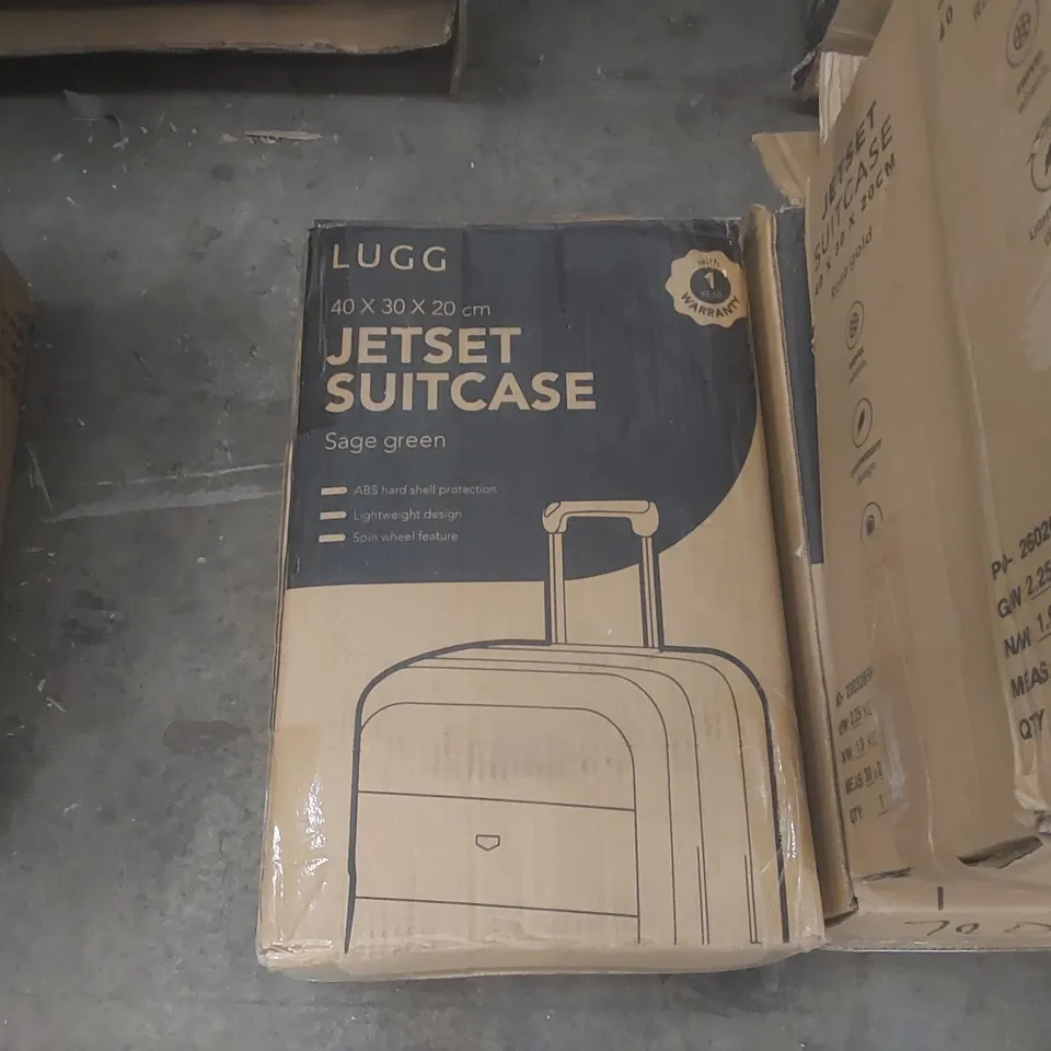 BOXED LUGG TRAVEL SUITCASE