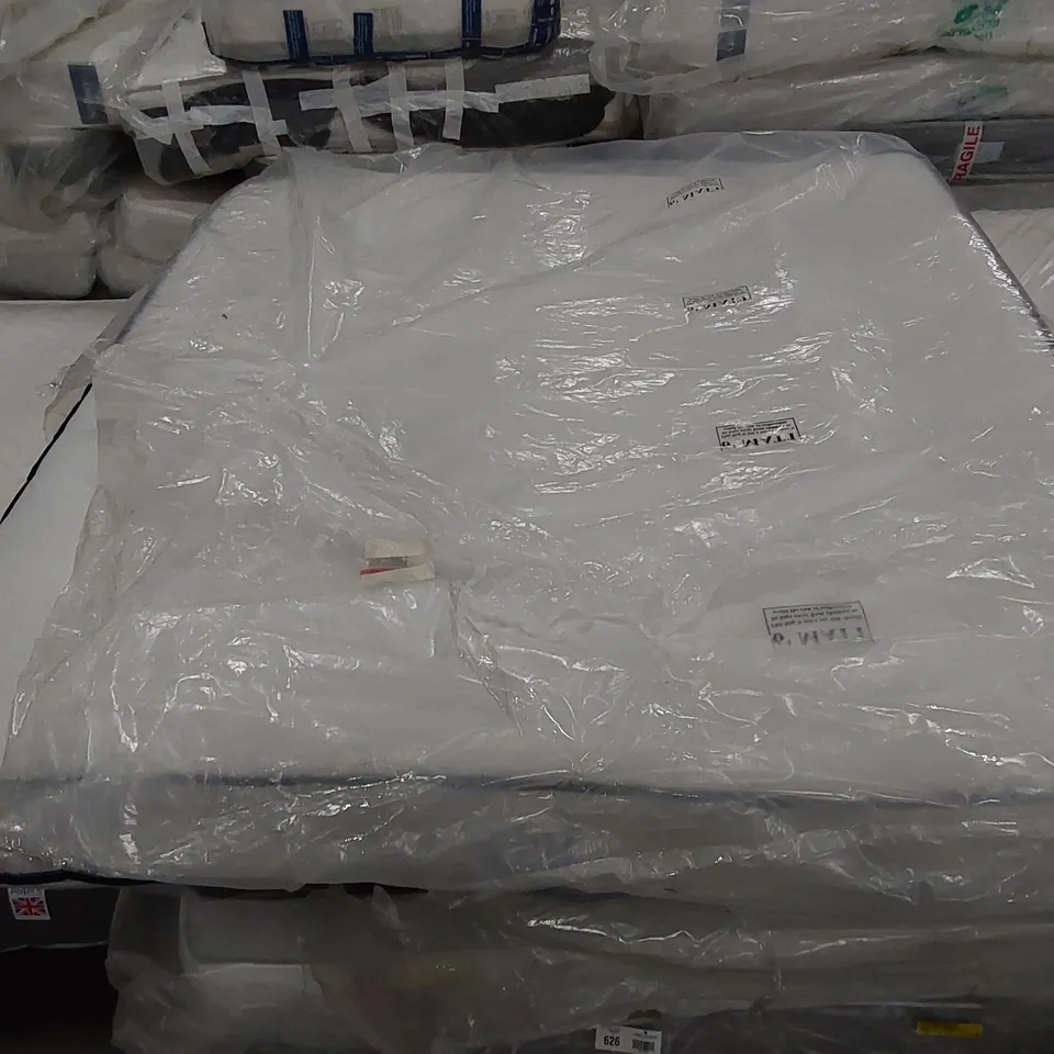 QUALITY BAGGED POCKET SPRUNG 1500 SUPERKING 6FT MATTRESS 