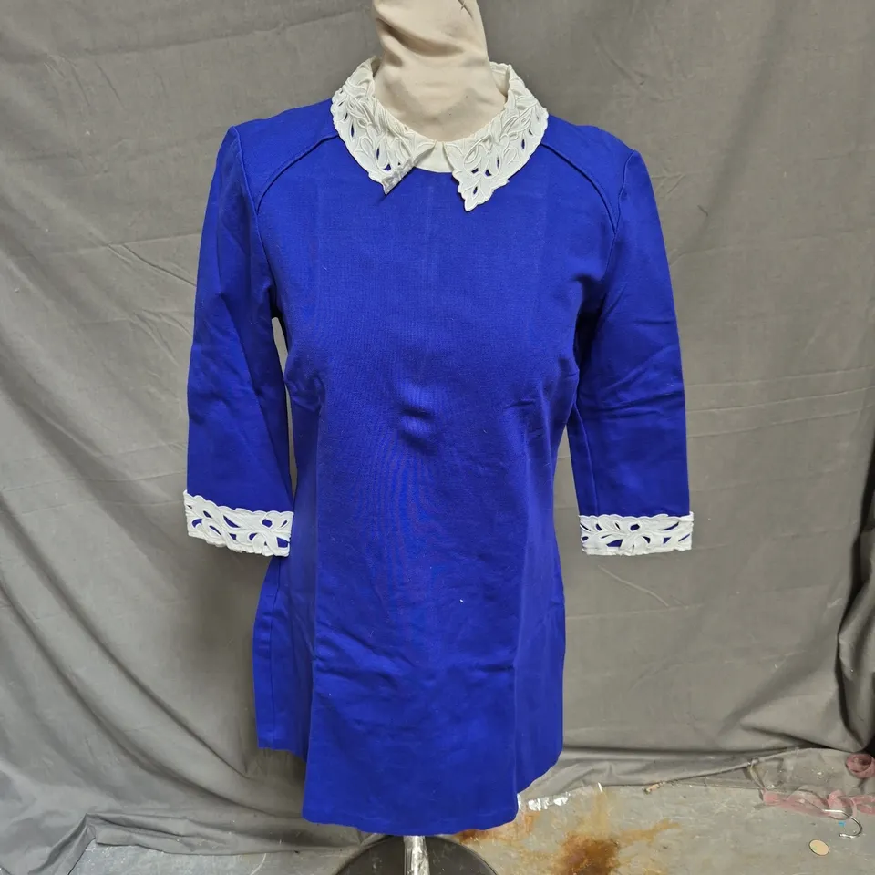 TED BAKER DRESS IN BLUE SIZE 3