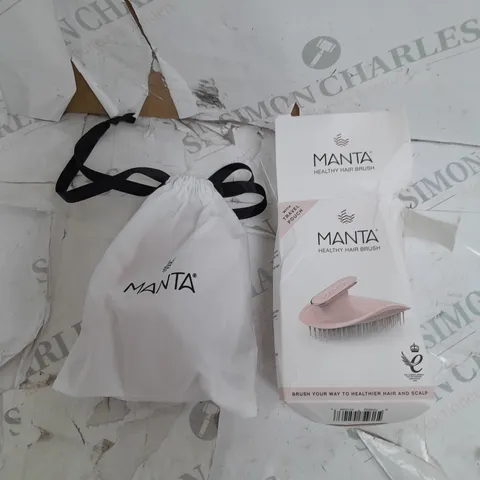 MANTA HEALTHY HAIR BRUSH IN PINK 