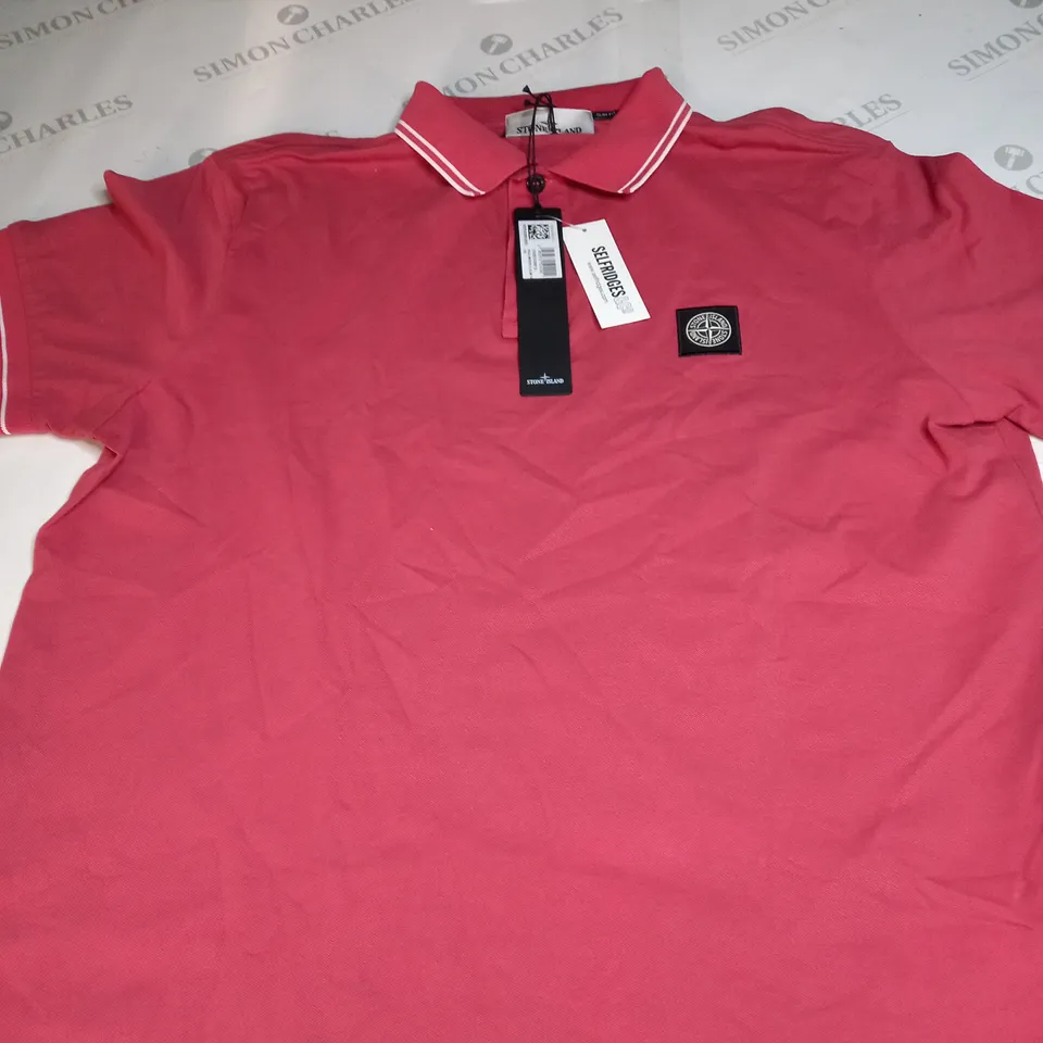 STONE ISLAND SLIM FIT POLO SHIRT SIZE XL