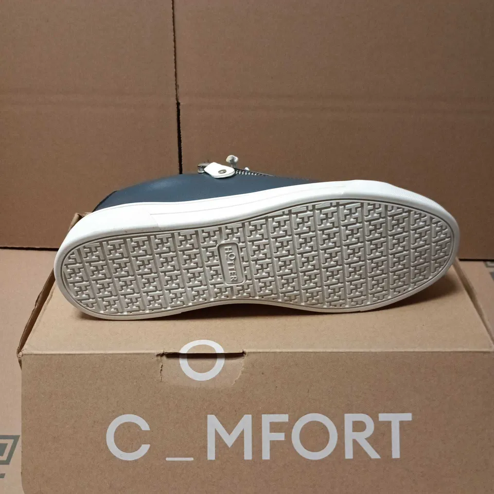 BOXED PAIR OF HOTTER LEONIE TRAINERS IN AQUATIC BLUE - 5