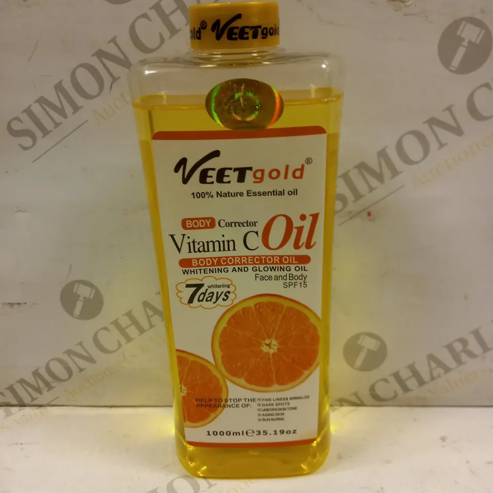 VEETGOLD VITAMIN C BODY CORRECTOR OIL - 1L