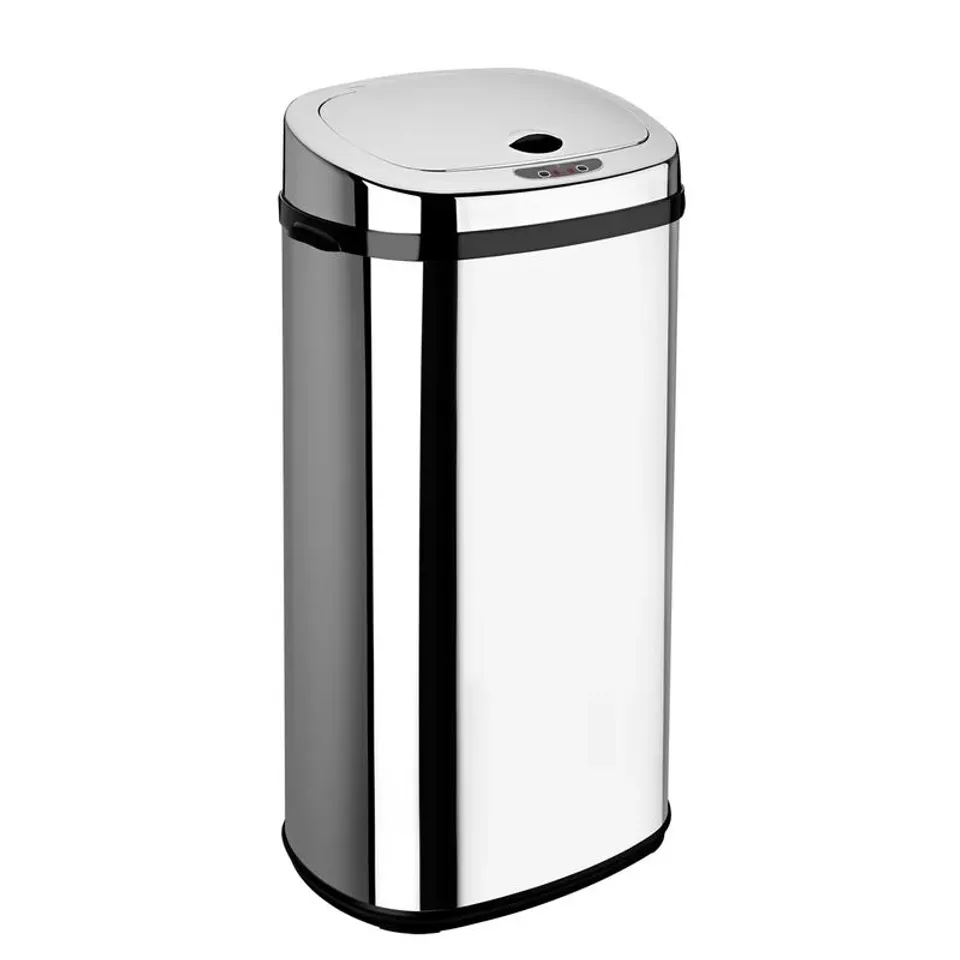 BOXED DIHL 50 LITRE MOTION SENSOR RUBBISH BIN 