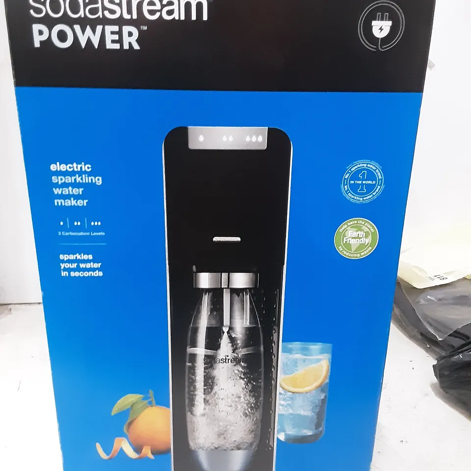 BOXED SODASTREAM POWER SPARKLING WATER MAKER