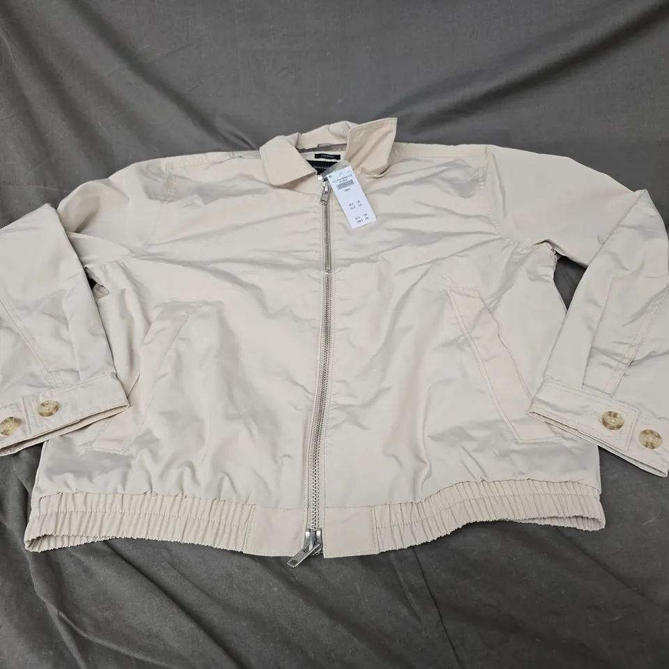 ABERCROMBIE & FITCH SMALL CROPPED BEIGE JACKET