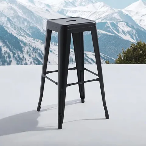 CLARKE METAL OUTDOOR STOOL SET OF 2