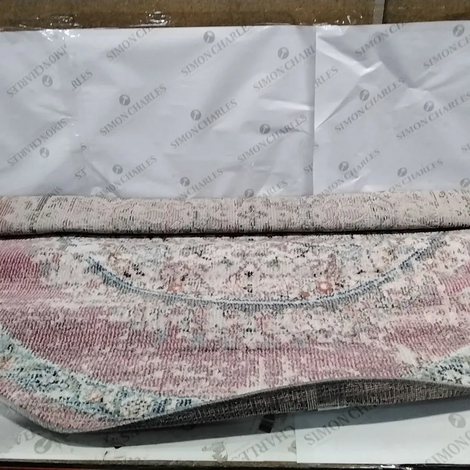 BRAND NEW PACO HOME PINK TORRES RUG SIZE 160CM X 160CM