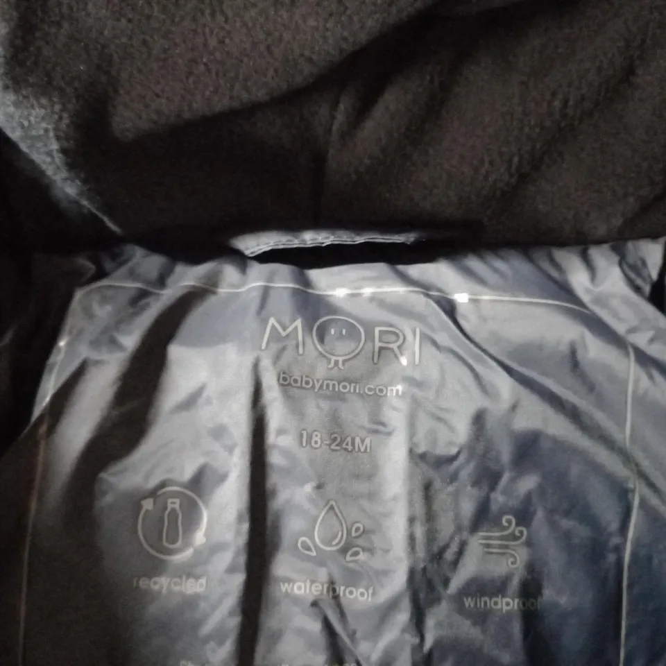 MORI BABY BLUE PADDED COAT - 18-24 MONTHS