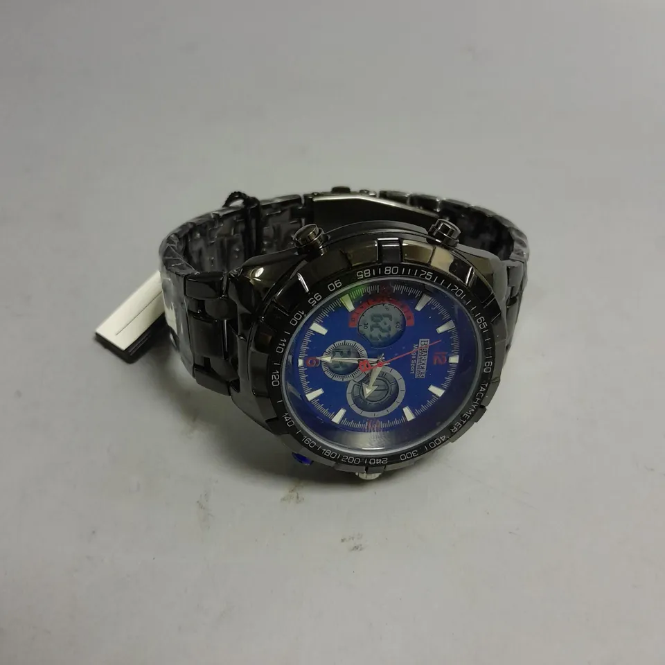 BARKERS OF KENSINGTON MEGA SPORT BLUE WRISTWATCH