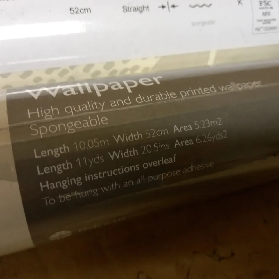 JOHN ELIN CITRINE WALLPAPER 3 ROLLS