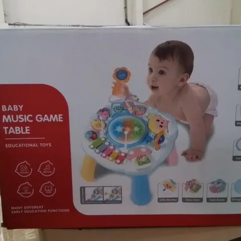 BOXED BABY'S MUSICAL GAME TABLE