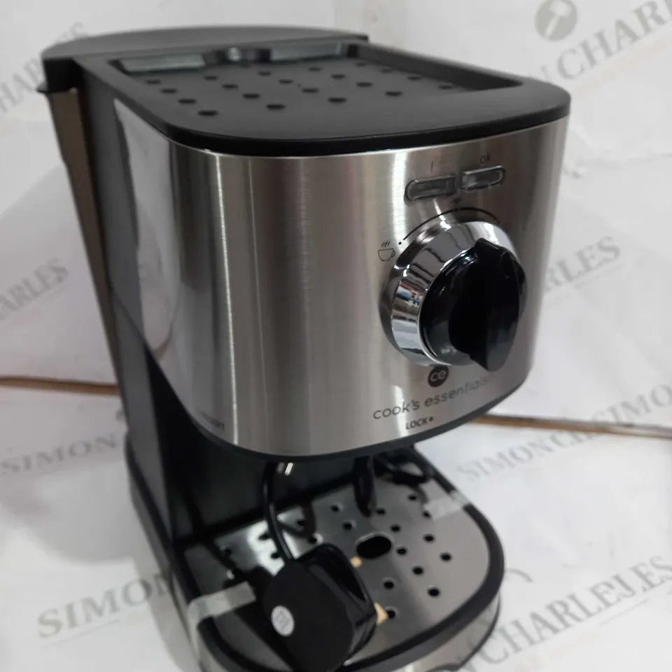 BOXED COOK'S ESSENTIALS PUMP ESPRESSO COFFEE MACHINE