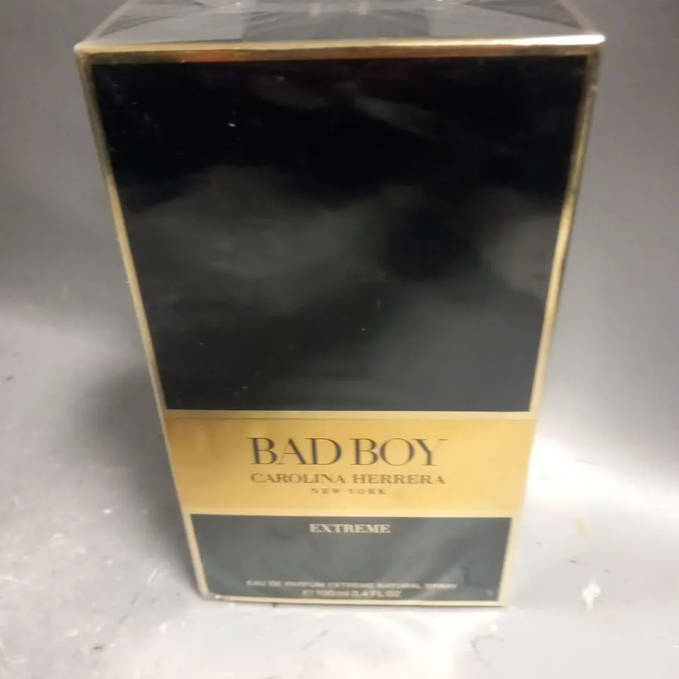 BOXED AND SEALED BAD BOY CAROLINA HERRERA NEW YORK EXTREME EAU DE PARFUM 100ML