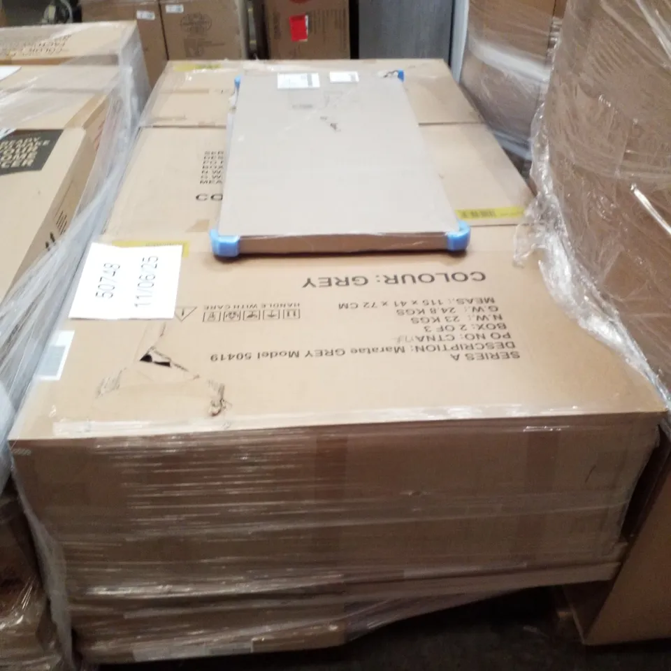 PALLET CONTAINING ASSORTED FLATPACK FURNITURE PARTS 