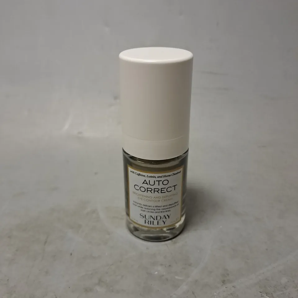 SUNDAY RILEY AUTO CORRECT EYE CONTOUR CREAM 15ML