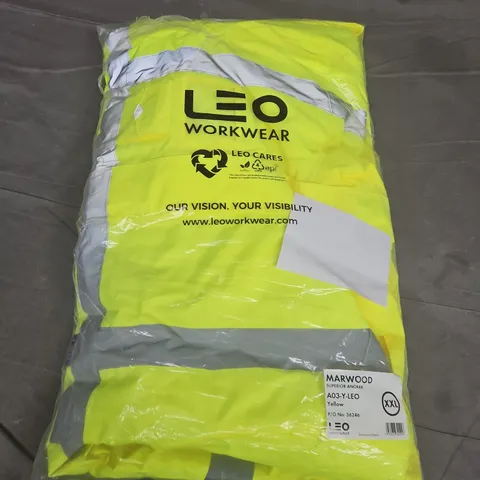 BAGGED LEO WORKWEAR MARWOOD SUPERIOR ANORAK IN YELLOW (A03-Y-LEO) - XXL