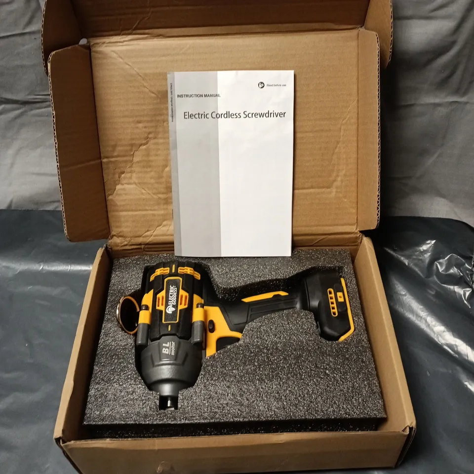 ELECTRIC GODDESS BL MOTOR CORDLESS SCREWDRIVER – BOXED WITH INSTRUCTION MANUAL 