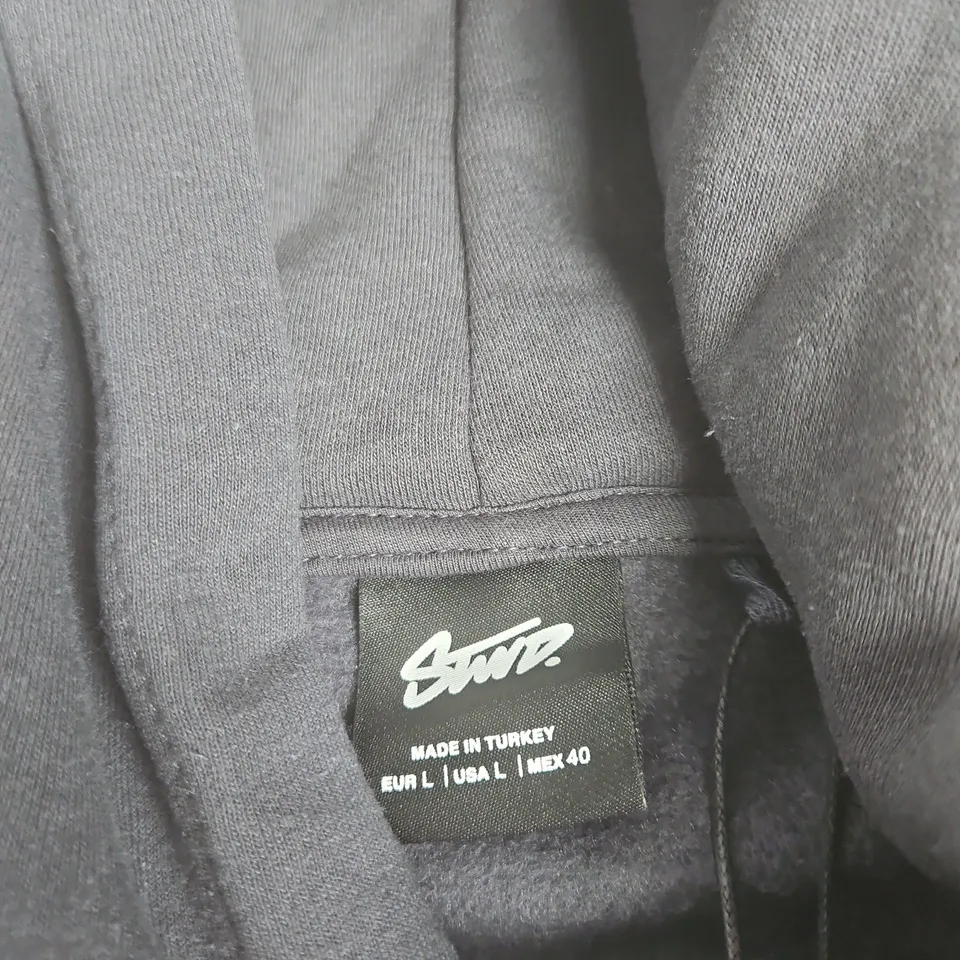 STDW HOODIE – MEN'S DARK GREY, (EU L, US L)