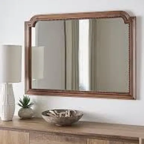 BOXED ANTIQUE WALL MIRROR 75 x 105cm