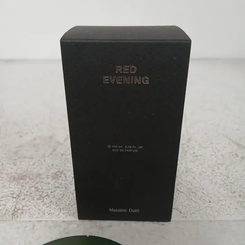 MASSIMO DUTTI RED EVENING EAU DE PARFUM 100 ML β BOXED