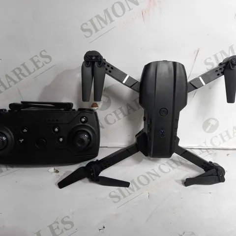 FOLDING DRONE IN BLACK WITH CAMERA