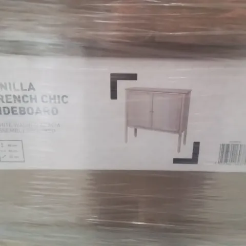 PALLET CONTAINING A LARGE QUANTITY OF BRAND NEW PINILLA FRENCH CHIC SIDEBOARDS 