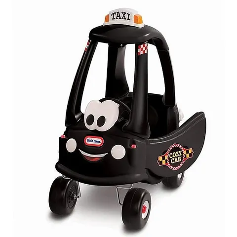 BOXED LITTLE TIKES COZY COUPE (BLACK CAB)
