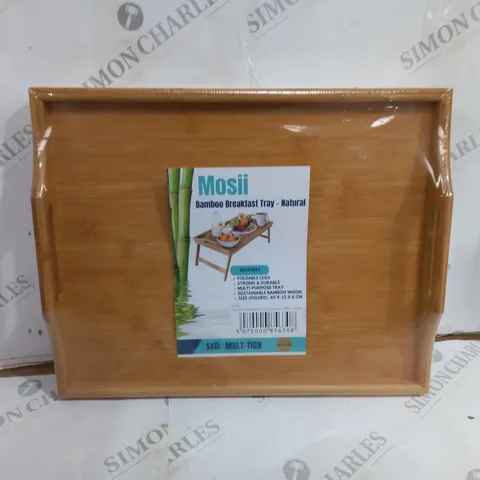 BAMBOO FOLDABLE BREAKFAST TRAY-NATURAL