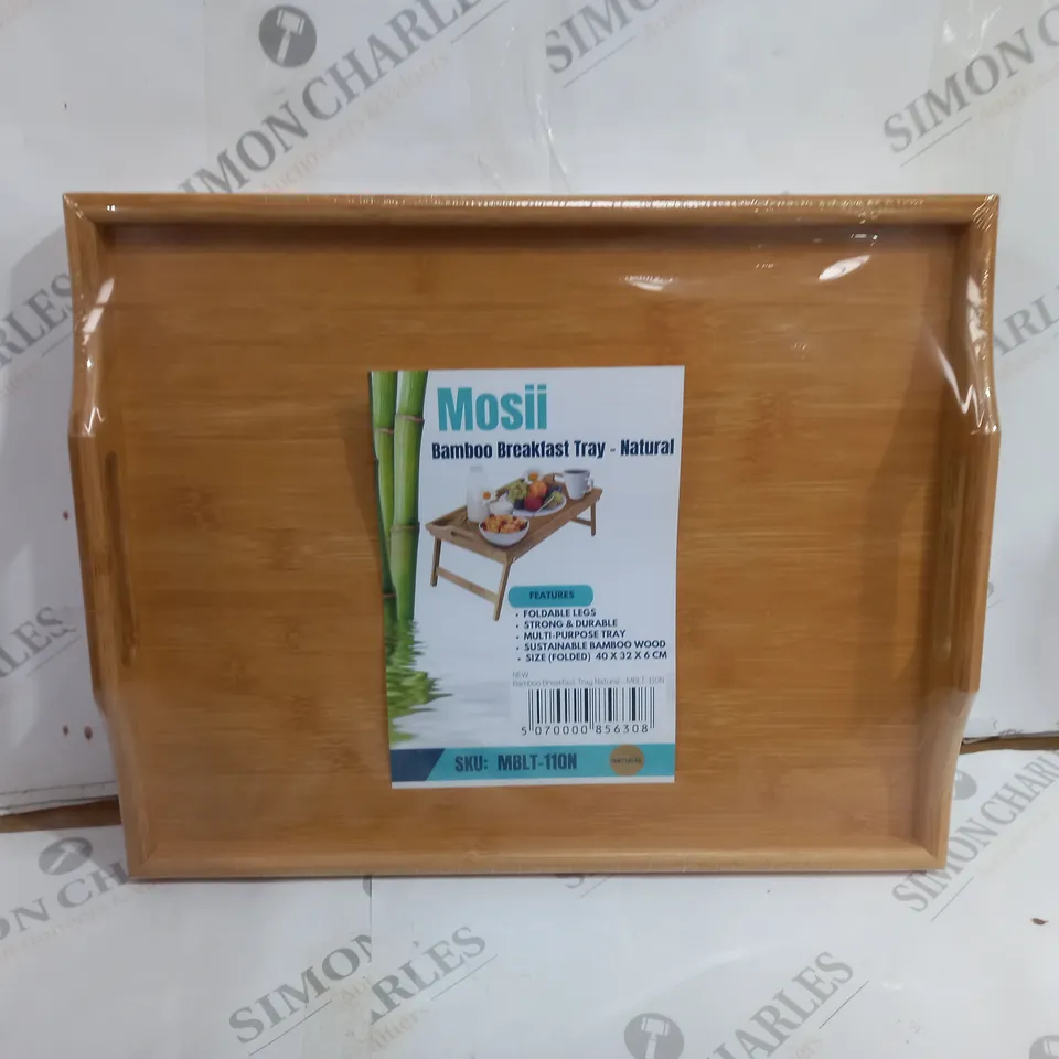 BAMBOO FOLDABLE BREAKFAST TRAY-NATURAL