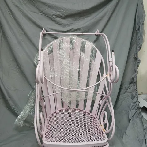 INNOVATORS SUNBURST ROCKER 2 CHAIR 1 TABLE BISTRO SET PINK