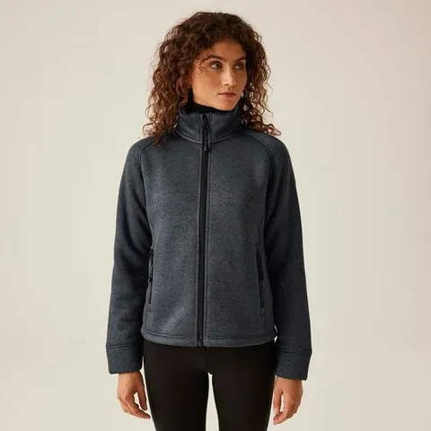 BRAND NEW REGATTA WOMEN'S ZIPPED FLEECE EMILDE SEAL GREY SIZE 20