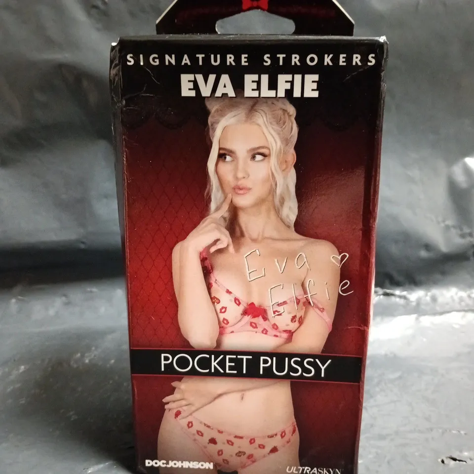 BOXED SIGNATURE STROKERS EVA ELFIE POCKET PUSSY
